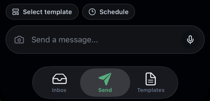 Chasy send later composer with template and schedule actions