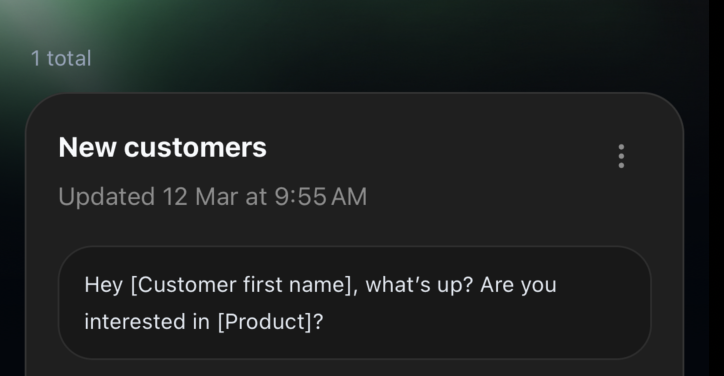 Chasy custom template preview